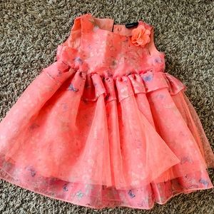 Baby girl party Dress , size : 9-12 months, Color: Pink, Never used before